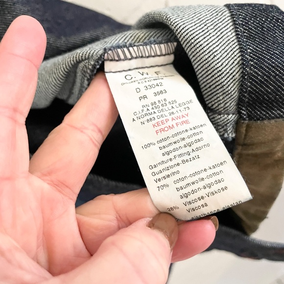 NWT Dead stock DKNY Y2K Denim Faux Suede Column skirt Grungy Artsy Dark wash S - Picture 8 of 15